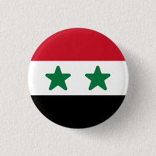 Flagge Syriens Button