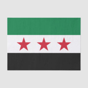 Flagge Syriens Seidenpapier