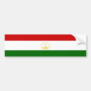 Flagge Tadschikistans Autoaufkleber