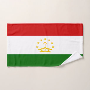 Flagge Tadschikistans Badhandtuch Set