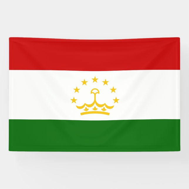 Flagge Tadschikistans Banner (Horizontal)