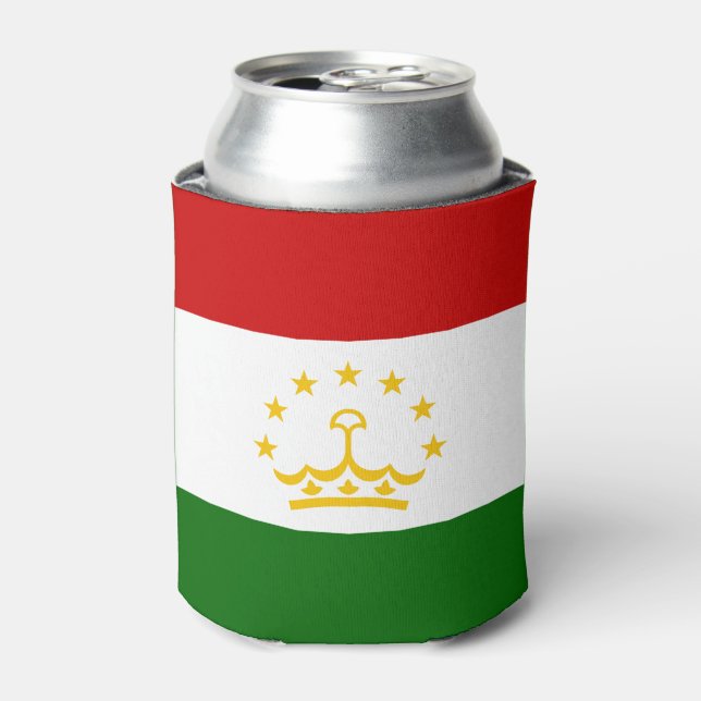Flagge Tadschikistans Dosenkühler (Kanne Vorderseite)