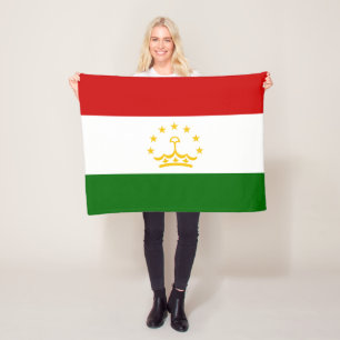 Flagge Tadschikistans Fleecedecke