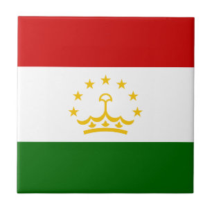 Flagge Tadschikistans Fliese
