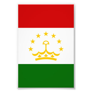 Flagge Tadschikistans Fotodruck