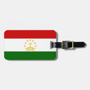 Flagge Tadschikistans Gepäckanhänger