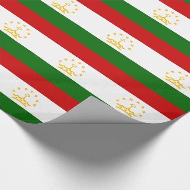 Flagge Tadschikistans Geschenkpapier (Ecke)