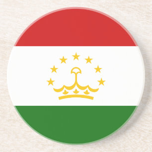 Flagge Tadschikistans Getränkeuntersetzer