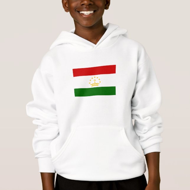 Flagge Tadschikistans Hoodie (Vorderseite)