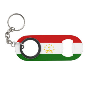 Flagge Tadschikistans Mini Flaschenöffner