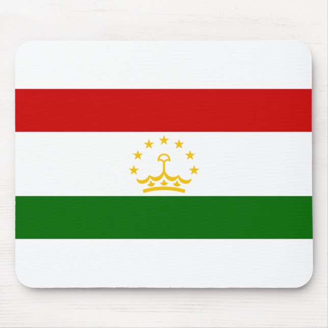 Flagge Tadschikistans Mousepad (Vorne)