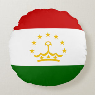 Flagge Tadschikistans Rundes Kissen
