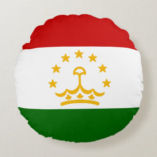 Flagge Tadschikistans Rundes Kissen