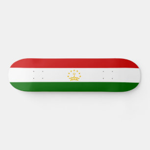 Flagge Tadschikistans Skateboard