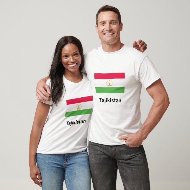 Flagge Tadschikistans T-Shirt (Unisex)