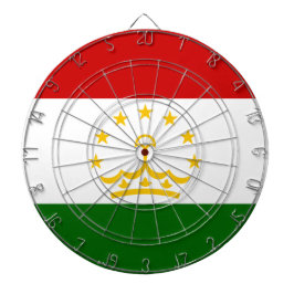 Flagge Tadschikistans (Tadschikistan) (Republik Ta Dartscheibe