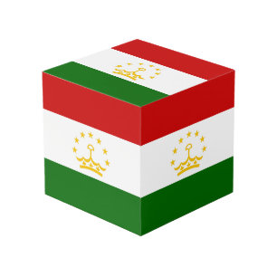 Flagge Tadschikistans Würfel