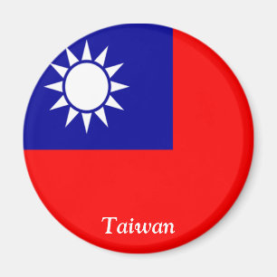 Flagge Taiwans Magnet