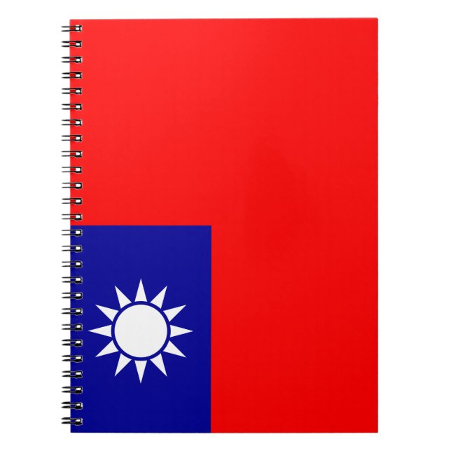 Flagge Taiwans Notizblock (Vorderseite)