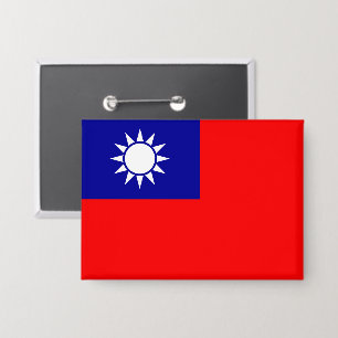 Flagge Taiwans: Republik China, Chinesisch Taipeh Button