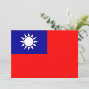 Flagge Taiwans: Republik China, Chinesisch Taipeh Einladung