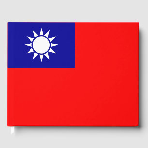 Flagge Taiwans: Republik China, Chinesisch Taipeh Gästebuch