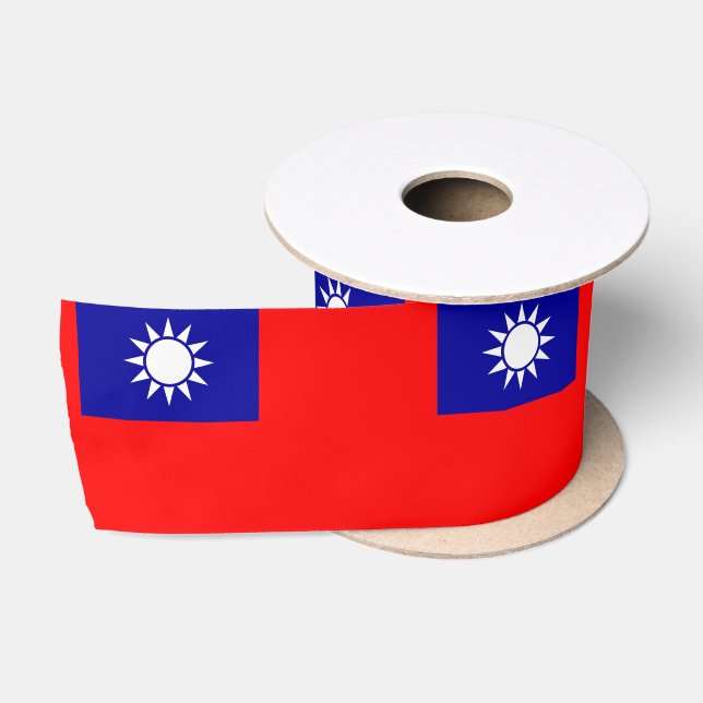 Flagge Taiwans Satinband (Spule)