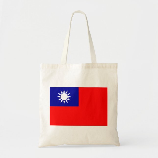 Flagge Taiwans Tragetasche (Vorne)