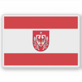 Flagge Teltow, Deutschland Aufkleber