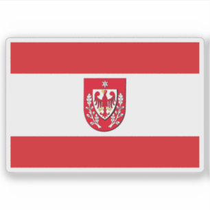 Flagge Teltow, Deutschland Aufkleber