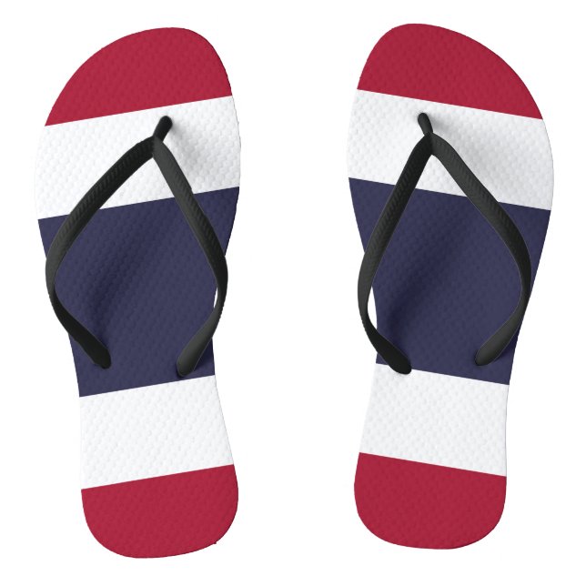 Flagge Thailand Flip Flops (Fußbett)