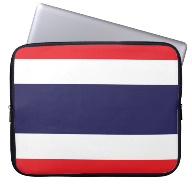 Flagge Thailands Laptopschutzhülle (Vorderseite)