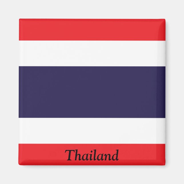 Flagge Thailands Magnet (Vorne)
