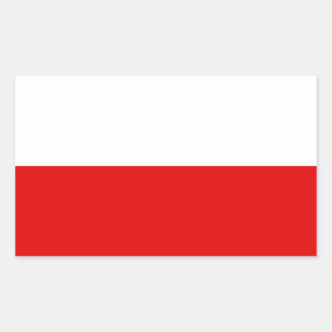 Flagge Thüringens Rechteckiger Aufkleber