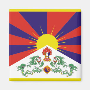 Flagge Tibets Magnet