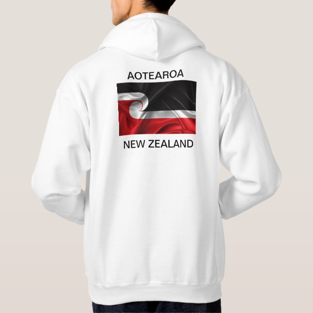 Flagge Tino Rangatiratanga Hoodie (Rückseite)