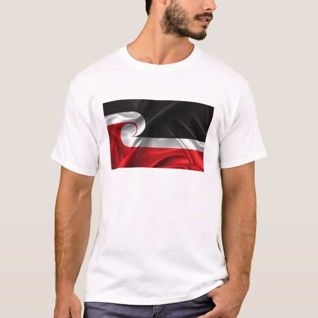 Flagge Tino Rangatiratanga T-Shirt (Vorderseite)