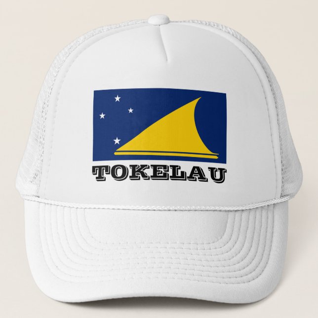 Flagge Tokelaus Truckerkappe (Vorderseite)