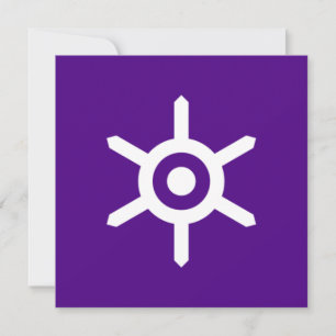 Flagge Tokios (Stadt der japanischen Hauptstadt) Karte