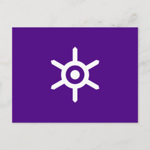 Flagge Tokios (Stadt der japanischen Hauptstadt) Postkarte