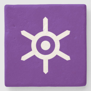 Flagge Tokios (Stadt der japanischen Hauptstadt) Steinuntersetzer