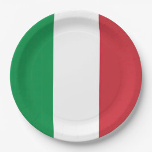Flagge Tricolore Pappteller