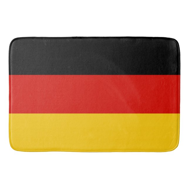 Flagge Trikolorisches Deutschland Badematte (Vorderseite)