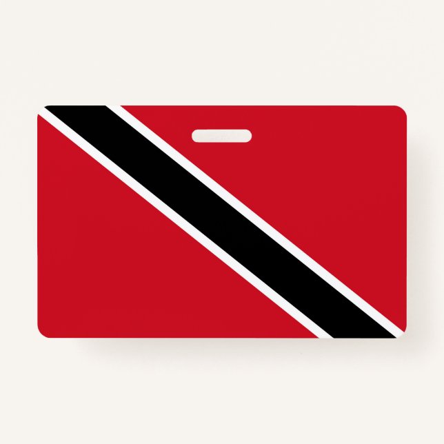 Flagge Trinidad und Tobago Ausweis (Vorderseite)