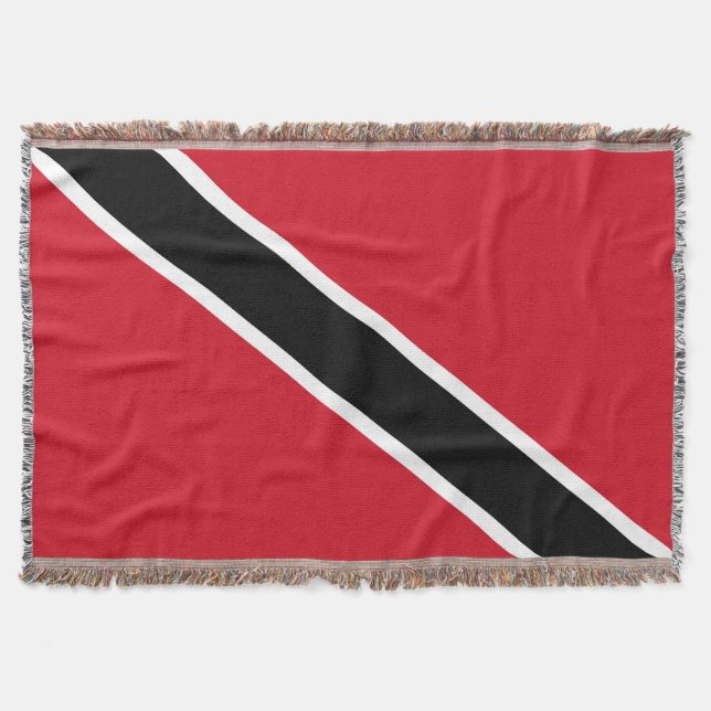 Flagge Trinidad und Tobago Decke (Vorderseite)
