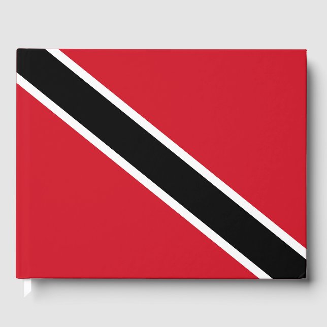 Flagge Trinidad und Tobago Gästebuch (Vorderseite)