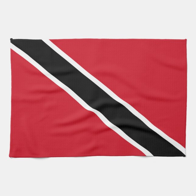 Flagge Trinidad und Tobago Geschirrtuch (Horizontal)