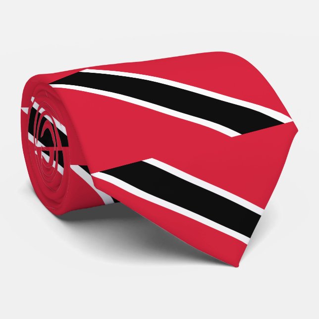 Flagge Trinidad und Tobago Krawatte (Gerollt)