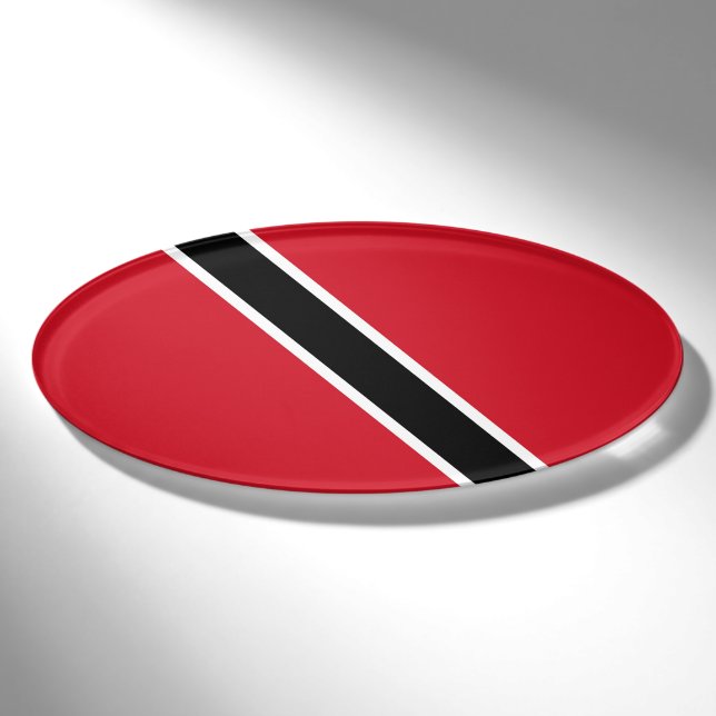 Flagge Trinidad und Tobago Namenschild (Vorderseite)