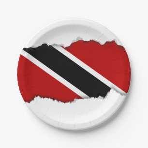 Flagge Trinidad und Tobago Pappteller